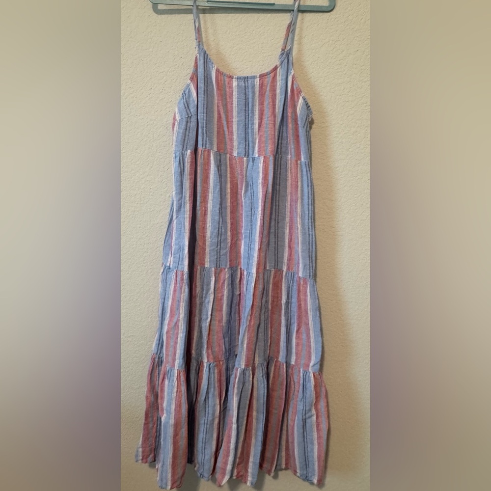 Striped Sleeveless Dress